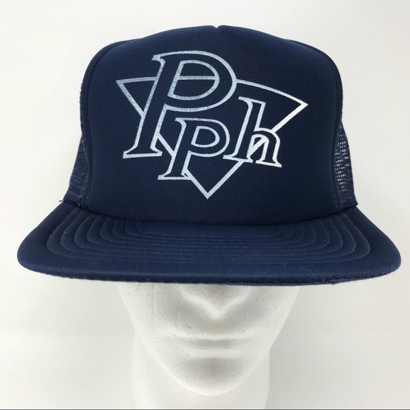 Pph Speedway - Trucker Mesh Foam Hat Vintage 1980s - Picture 1 of 8